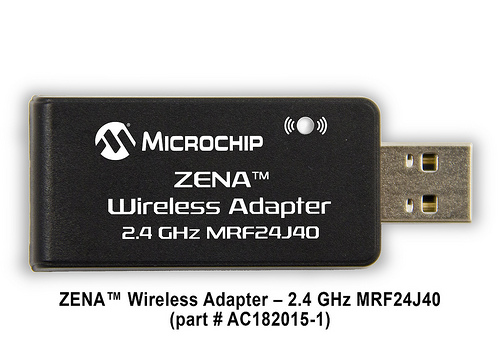 Microchip: Беспроводной адаптер ZENA AC182015-1