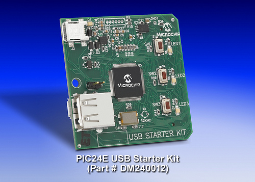 Microchip PIC24E USB Starter Kit (DM240012)