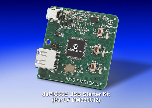 Стартовый набор Microchip DM330012 (dsPIC33E USB Starter Kit)