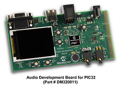 Отладочная плата Microchip Audio Development Board for PIC32 MCUs (DM320011)