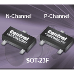 Central Semiconductor - CMPDM203NH, CMPDM202PH