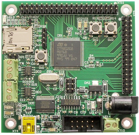 Многофункциональный модуль Терраэлектроника TE-STM8S208