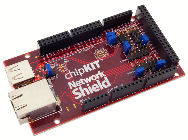 Expansion board Digilent chipKIT Network Shield