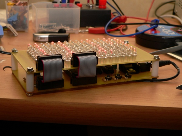 16x8 LED Matrix and controller board