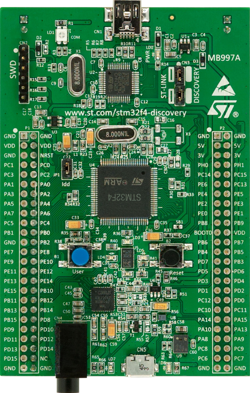 Оценочный набор STMicroelectronics STM32F4DISCOVERY