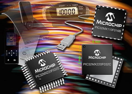 Microchip: микроконтроллеры серии PIC32MX1 и PIC32MX2 