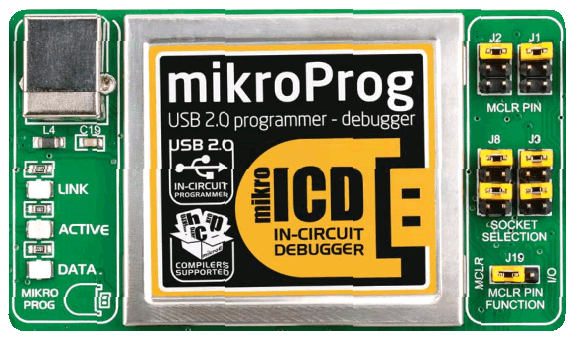 встроенный отладчик mikroProg USB 2.0