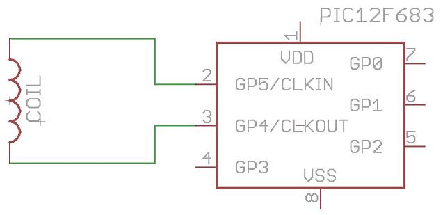 The simplest possible RFID emulator, Schematic