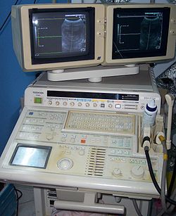 Установка медицинской эхографии Toshiba SSA-270A.