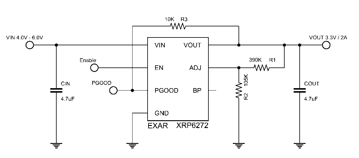 Схема включения XRP6272