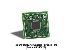 PIC24FJ128GA310 Plug-In Module (part # MA240029)