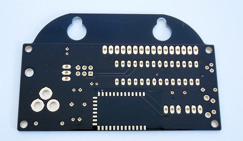 Inside and Outside Thermometer on AVR micro: PCB