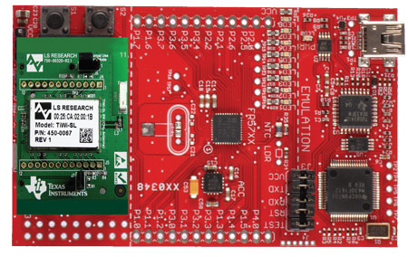 Texas Instruments SimpleLink Wi-Fi CC3000 FRAM evaluation module kit