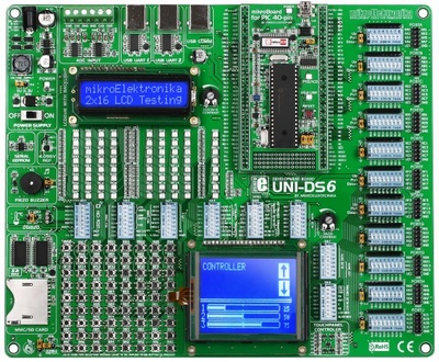 MikroElektronika’s UNI-DS6 development board