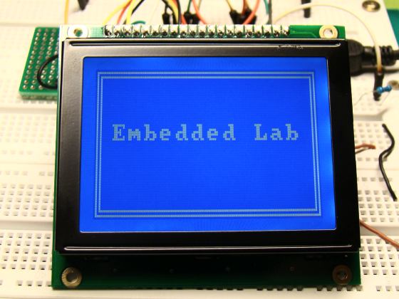 Interfacing a KS0108 based Graphics LCD