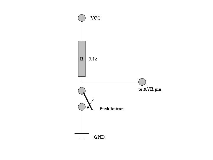 The following diagram shows how push buttons work