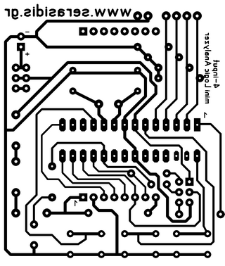 components placement for mini Logic analyzer on AVR