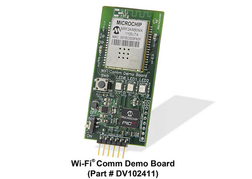 Microchip Wi-Fi Comm Demo Board (DV102411)