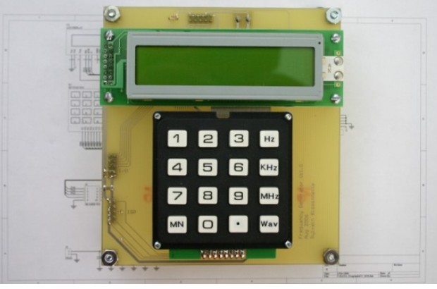 DDS Function Generator: LCD and Keyboard