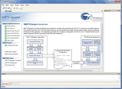 GPIF II Designer: Configuration Window