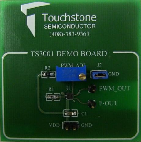 Демонстрационная плата Touchstone Semiconductor TS3001