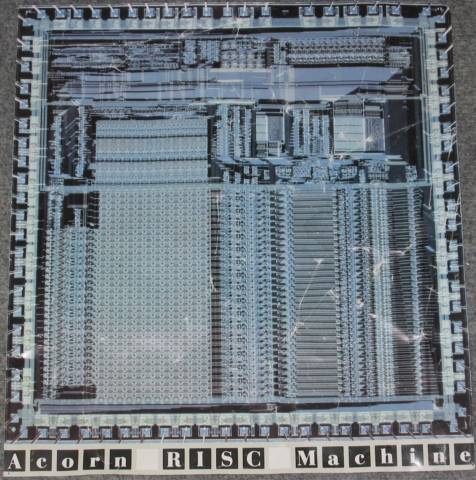 Кристалл процессора ARM2