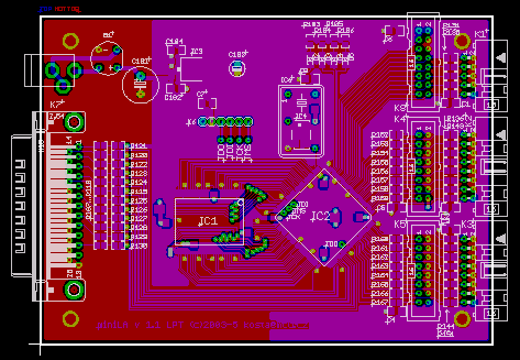 Simple and Cheap Logic Analyzer PCB layout