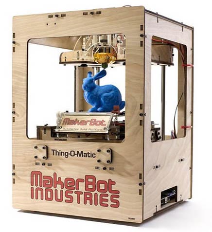 3D принтер Thing-O-Matic компании MakerBot использует процессорную плату Arduino