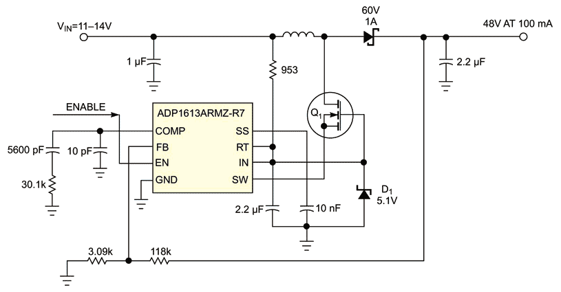 Use a boost regulator beyond its rated voltage