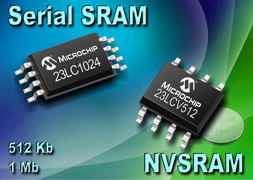 Microchip - SRAM с последовательным интерфейсом