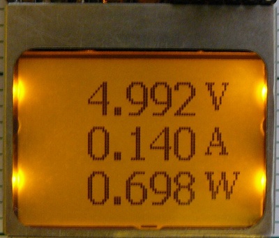 Volt/Amp/Watt meter on MSP430 LaunchPad