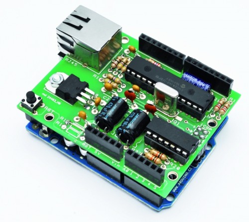 Low cost Ethernet shield with ENC28J60