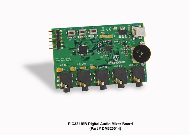 PIC32 USB Digital Audio Accessory Board Microchip DM320014