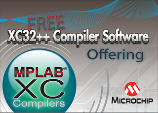 Microchip предлагает бесплатную версию компилятора XC32++ для всех 32-разрядных микроконтроллеров