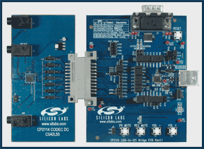 CP2114 Silicon Labs and Cirrus Logic Evaluation Kit (CP2114-CS42L55EK)