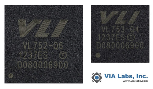 VIA Labs - VIA VL752, VIA VL753