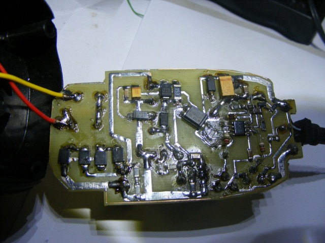 Final PCB assembly