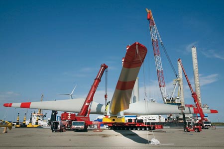 Offshore Wind Turbines Transporters Rise to the Challenge