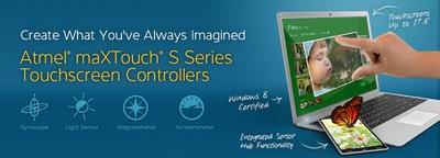 Atmel пополнила семейство maXTouch S контроллеров сенсорных экранов