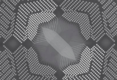 HRL's memristor crossbar array fabricated atop a CMOS chip