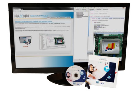 STMicroelectronics анонсировала STM32Java IDE для разработки графических пользовательских интерфейсов на микроконтроллерах STM32