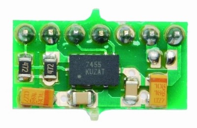 Module that integretes MMA7455L Three Axis Digital Output Accelerometer.