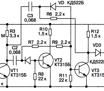 Схема триггера на транзисторах