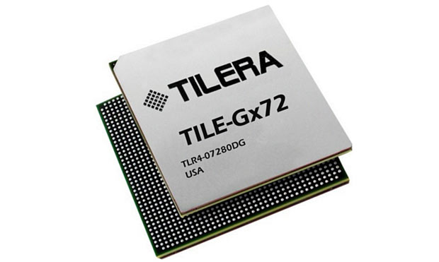 Tilera выпускает 72-ядерный процессор для приложений дата-центров Tile-Gx72