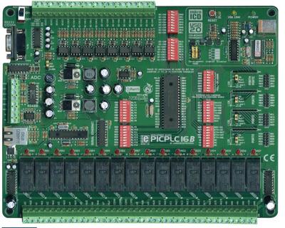 Отладочная плата mikroElektronika PICPLC16B