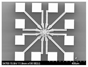 Polysilicon micromotor fabricated using a surface micromachining process