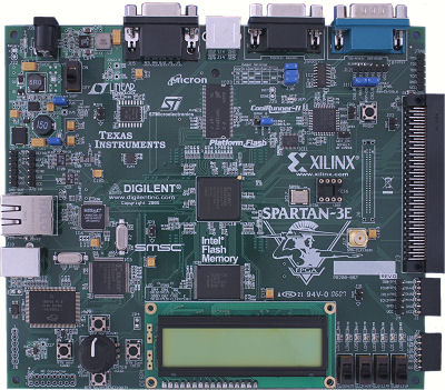 базовая отладочная плата Digilent Spartan 3E Starter Board