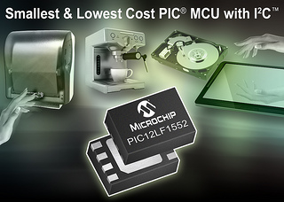 Microchip Adds Smallest and Lowest-Cost PIC Microcontroller With I2C to its Portfolio