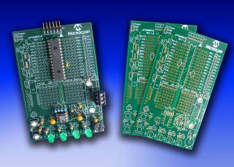 Демонстрационная плата Microchip PICkit 28-Pin LIN Demo Board (DM164130-3)