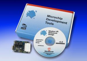 Типовой проект Microchip Window Lift w/ Anti Pinch Reference Design (APGRD002)